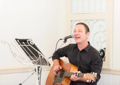 Wedding Musician acoustic Guitarist DJ singer Marty Sima church ceremony