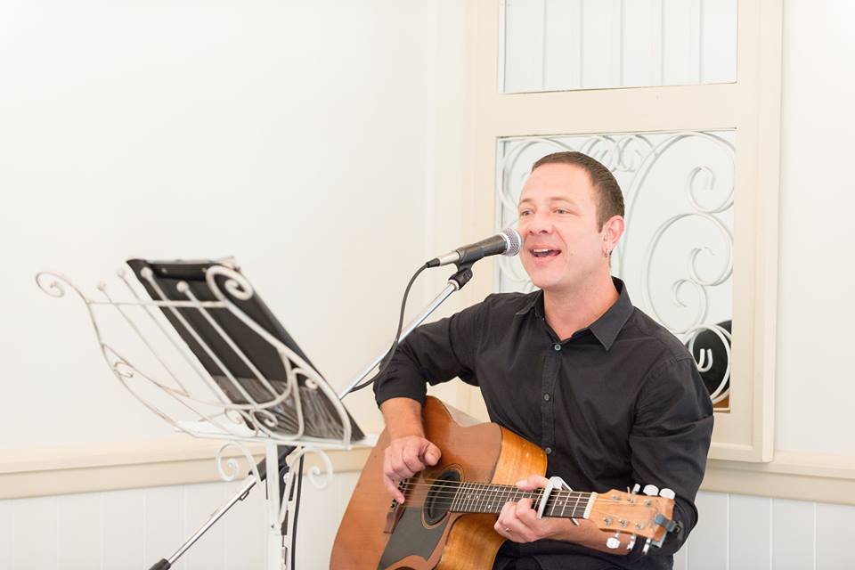 Wedding Musician acoustic Guitarist DJ singer Marty Sima church ceremony